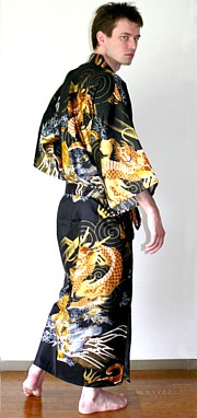 японское мужское кимоно,хлопок 100%