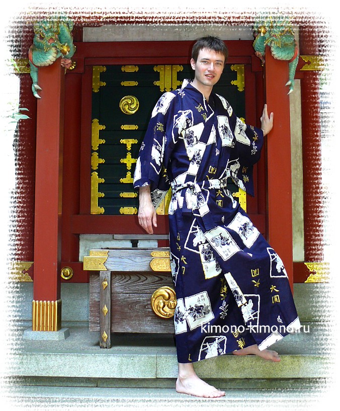 юката - японский традиционный халат из хлопка