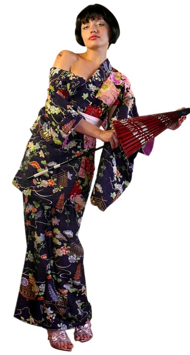 кимоно гейши, 1920-е гг.