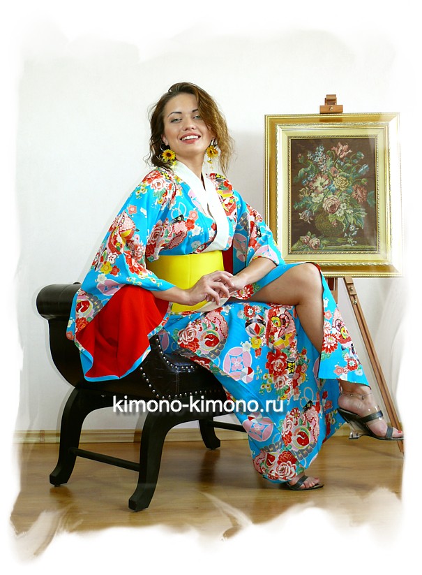 японская одежда - кимоно и пояс оби