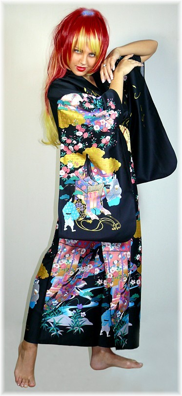 японское женское кимоно в онлайн-магазине KIMONOYA.ru