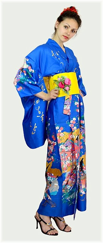 японское кимоно и пояс оби в онлайн-магазине KIMONOYA.ru