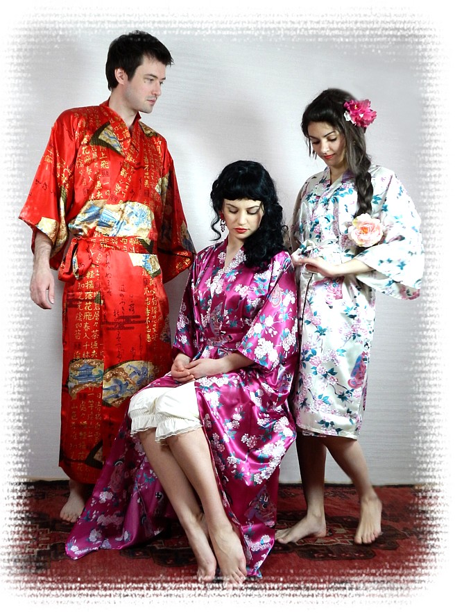 японские кимоно - стильная одежда для дома и оригинальный подарок
